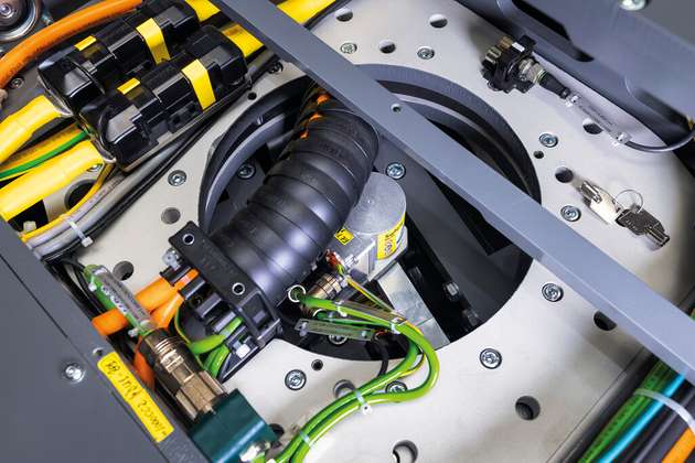 Franke bietet eine große Variabilität bei der Produktauslegung. Daher konnte FFT die Franke Drehverbindungen optimal in die Konstruktion einbinden.