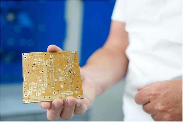 Elektronik-Platine aus dem 3D-Drucker