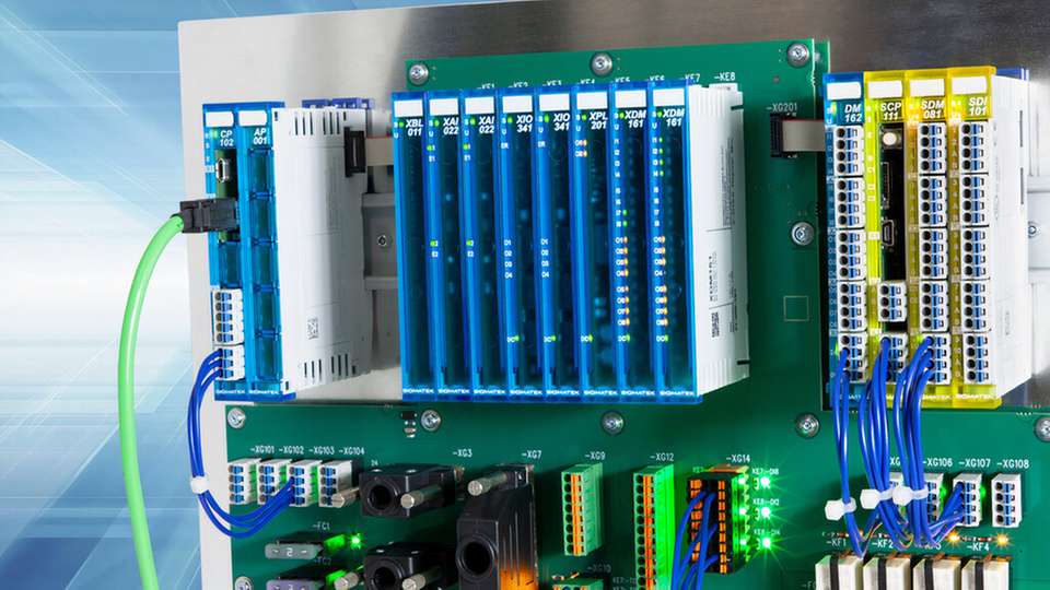 Die neue I/O-System X DIAS von Sigmatek lässt sich einfach in das OEM-Design von Verdrahtungsboards integrieren – das spart Verdrahtungszeit und Kosten.