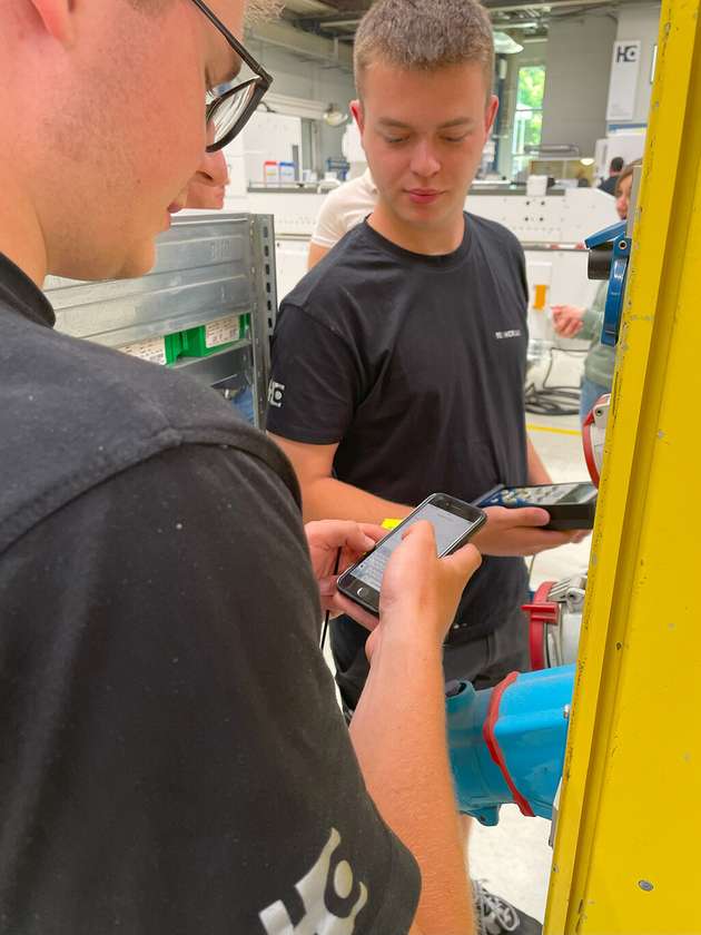 Die Messwerte werden in der Leckage-App erfasst, ebenso der Ort und die Art der Leckage als Basis für die spätere Beseitigung. (