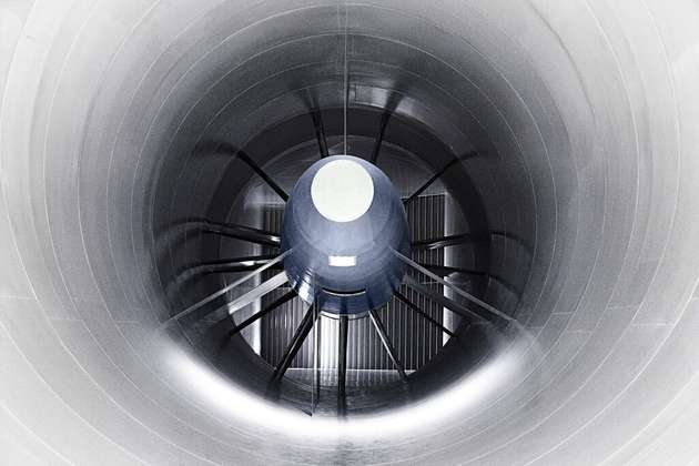 Die Turbine erzeugt einen Schub von bis zu 50.000 N. 