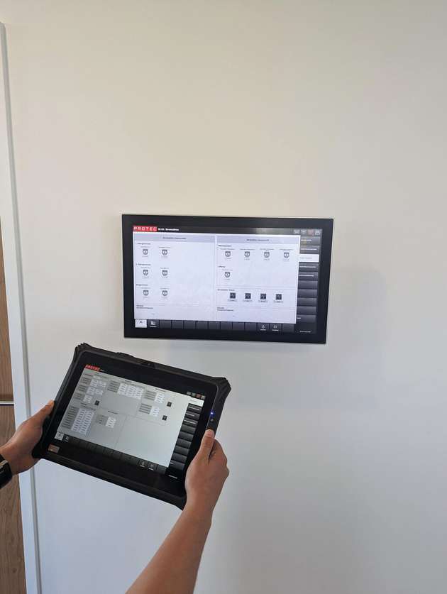 Für das Bedienen und Überwachen haben die Protec-Experten eine Visualisierungslösung implementiert.