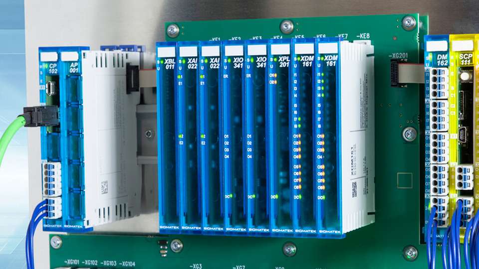 Die neue I/O-System X-Dias lässt sich einfach in das OEM-Design von Verdrahtungsboards integrieren – das spart Verdrahtungszeit.