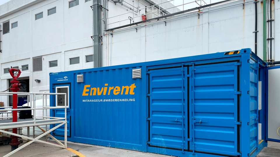 Mietanlage zum Wasserrecycling