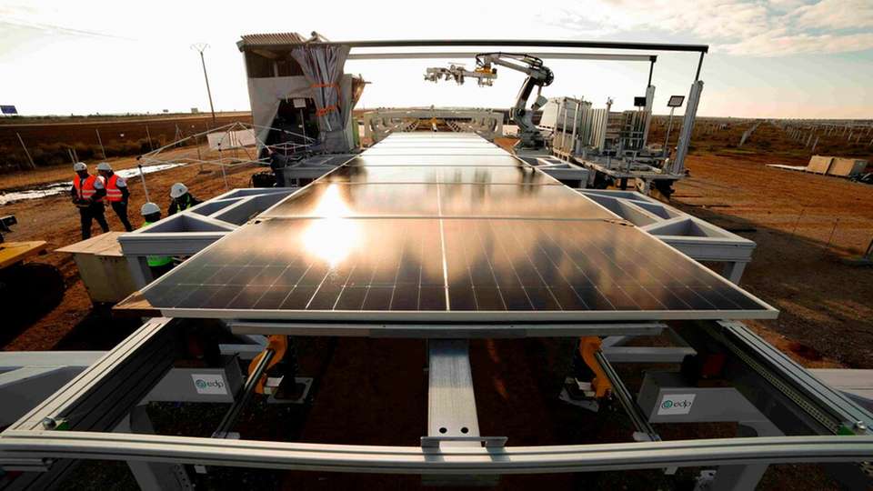 EDP testet den Bau seines ersten Solarparks unter Verwendung der Automatisierungstechnologien von Comau.