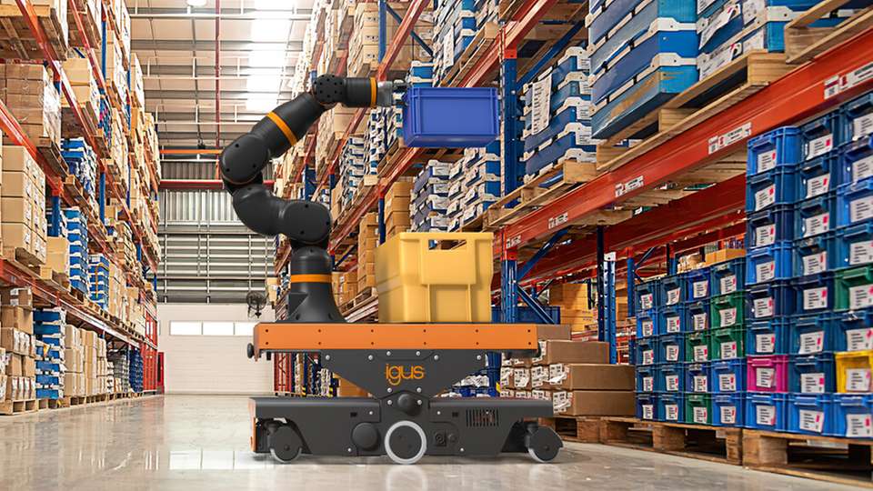 Einfach installiert und schnell amortisiert soll der mobile Roboter den kostengünstigen Einstieg in die Automatisierung von Logistikprozessen ermöglichen.