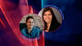 Katharina Wäsch, Sales Development Managerin für die Region EMEA North und Lea Michel, Field Marketing EMEA North bei Liferay waren Speakerinnen auf der INDUSTRY.forward EXPO.