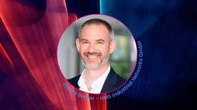 Thierry Bieber, Industry Manager bei HMS Industrial Networks war Speaker auf der INDUSTRY.forward Expo.