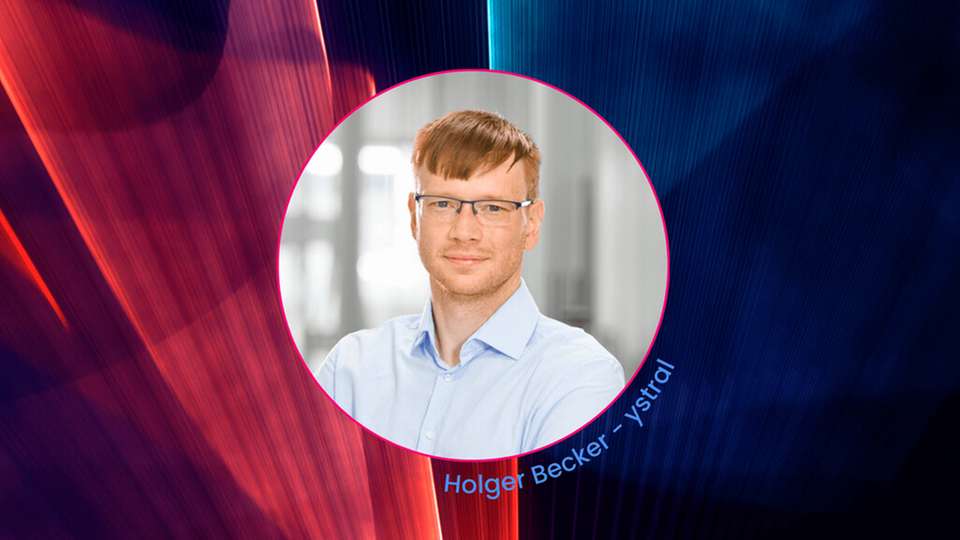 Holger Becker, Prozess- und Anwendungsingenieur bei Ystral war Speaker auf der INDUSTRY.forward EXPO.