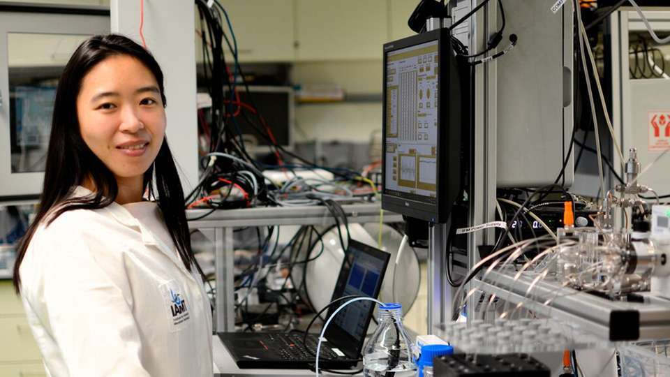 Am IAMT forscht Dr. Siqi Liu an elektrochemischer Oxidation und Membrantrennung zur Wasseraufbereitung.
