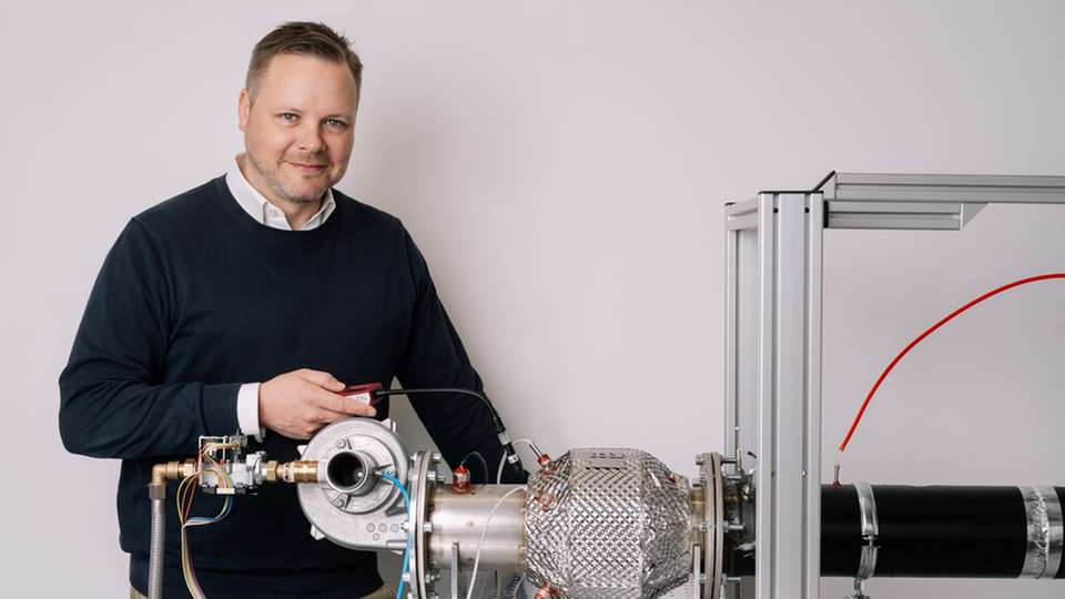 Hyting-Geschäftsführer Tim Hannig will mit der umweltfreundlichen Heiztechnologie: „Die Bestätigung, dass unsere Technologie emissionsfrei arbeitet, bestärkt uns in unserer Entwicklungsarbeit.“