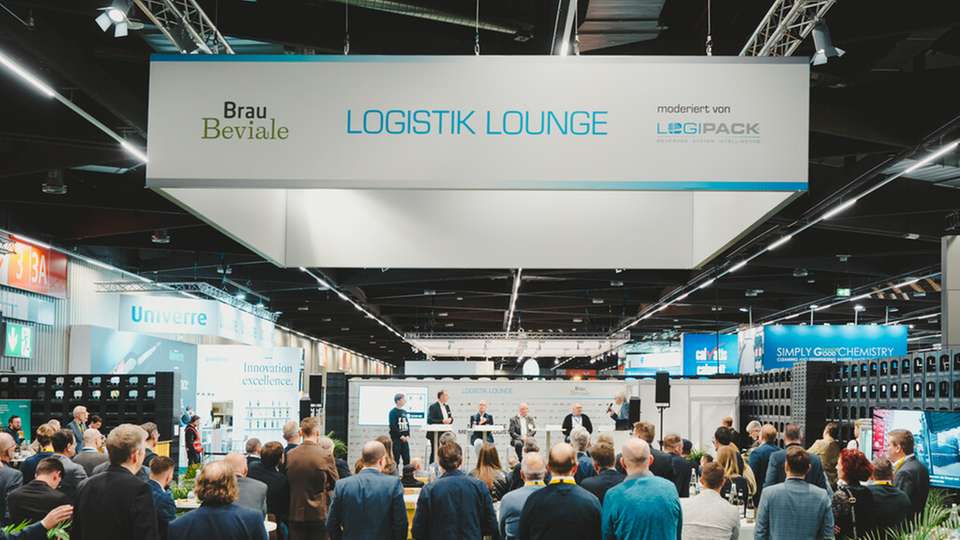Der Treffpunkt der Getränkelogistik Viele namhafte Aussteller präsentieren sich 2024 in der noch größeren Logistik Lounge in Halle 4.