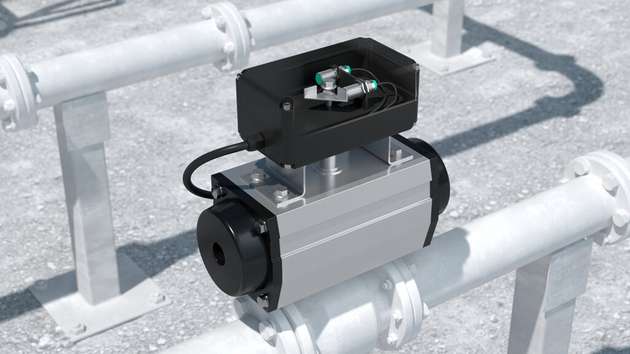 Ventilstellungsrückmeldung mit induktiven Sensoren