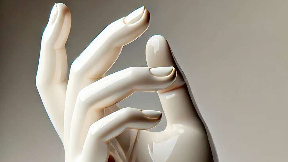 Mittels 3D-Druck können die Forschenden die Keramiksensoren auch als eine Art „Nervenbahnen“ in flexible Bauteile einbetten.