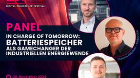 Auf der INDUSTRY.forward EXPO waren Max Fischer, Thomas Gebauer, Roman Alberti und Jan Wollesen Speaker zum Thema Energie der Zukunft.