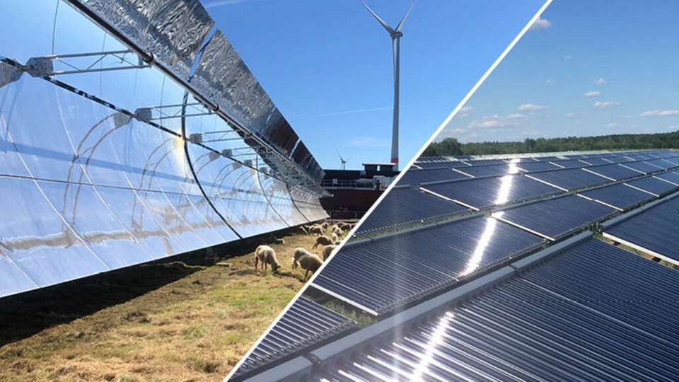 Solarthermie als Ersatz für Erdgas rechnet sich laut den Ergebnissen einer neuen Studie. Damit Unternehmen investieren, braucht es aber passende Anreize.