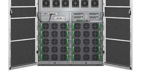 Skalierbares Design und hohe Leistung: Die neue unterbrechungsfreie Stromversorgung Galaxy VXL erlaubt es, 1,25 MW in einem einzigen Rack zu installieren und die Kapazität bei Bedarf zu steigern.