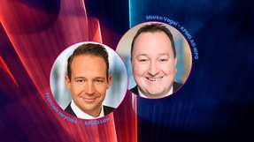 Marko Vogel und Francois Heynike, Partner bei KPMG waren Speaker auf der INDUSTRY.forward EXPO.