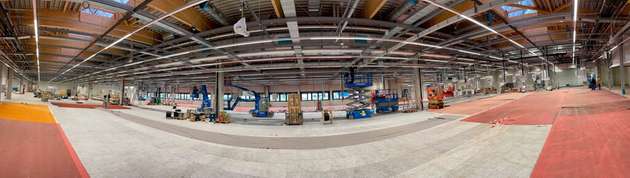 Blick ins neue Werk 