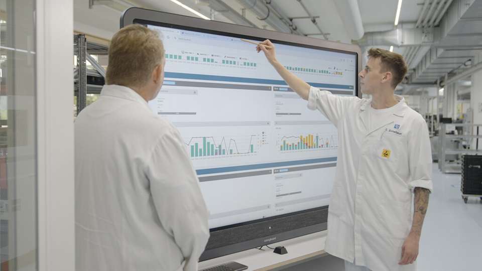Das Board ermöglicht es, technisch komplexe Aspekte eines Produkts umfänglich in einem dynamischen Dialog und visuell ansprechend zu vermitteln.