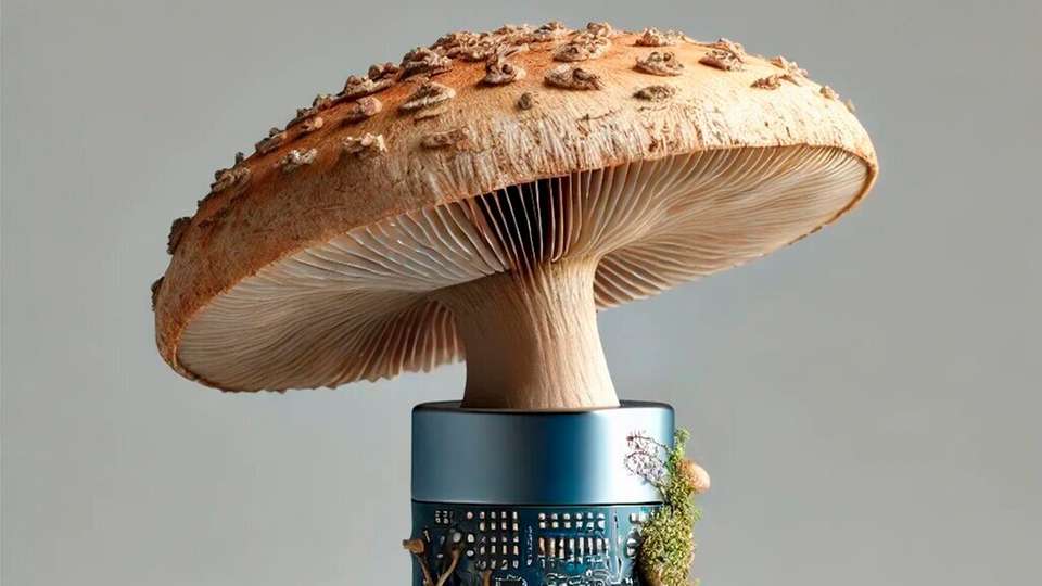 Die Pilze werden nicht etwa in die Batterie „gepflanzt“, sondern sind von Anfang an ein integraler Bestandteil der Zelle. Die Komponenten der Pilzbatterie werden mittels 3D-Druck hergestellt.