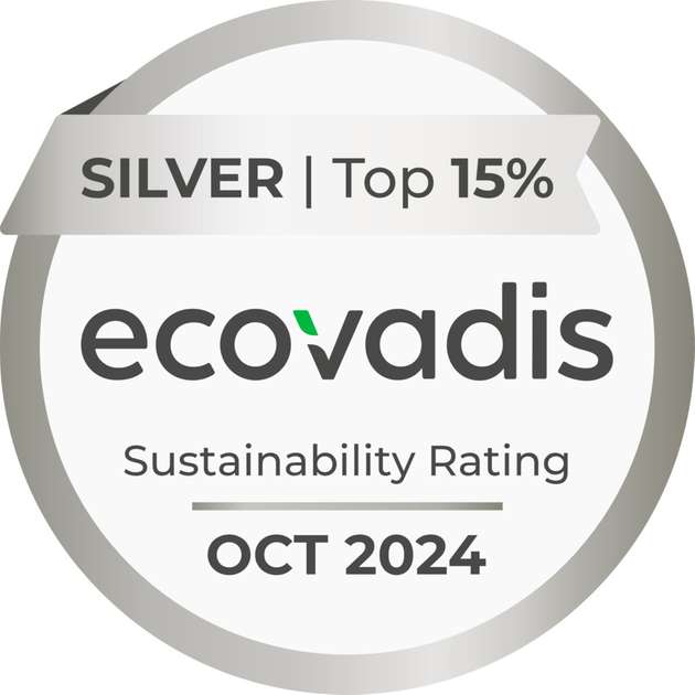 Flottweg wurde mit dem Silber-Siegel von EcoVadis ausgezeichnet.