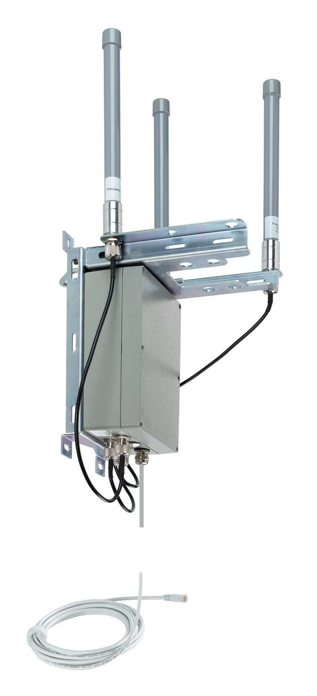 Mit dem Zenner IoT Gateway outdoor 16 lassen sich LoRaWAN-Netzwerke für digitale Anwendungen aufbauen.