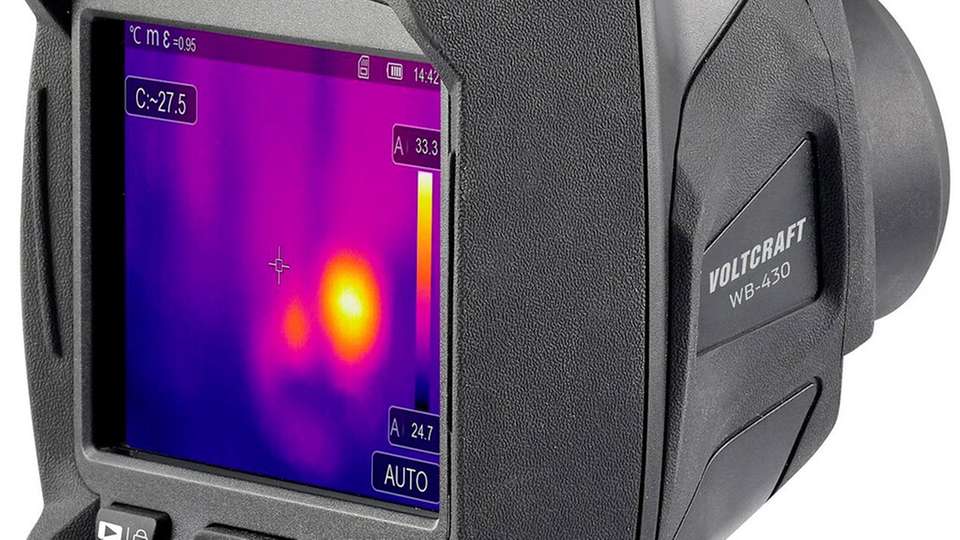 Die Voltcraft WB-430 erkennt zuverlässig thermische Unregelmäßigkeiten und ermöglicht so eine frühzeitige Fehlerdiagnose zur Vermeidung kostspieliger Ausfälle.