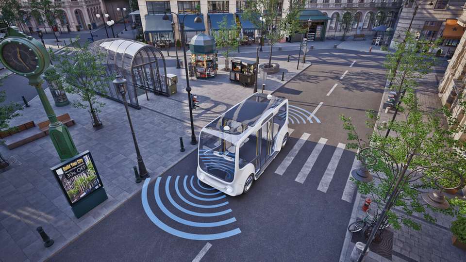 Aneinandergekoppelt sollen die selbstfahrenden Leichtbaufahrzeuge Konvoi-Fahrten insbesondere auf der ersten und der letzten Meile im individuellen öffentlichen Nahverkehr ermöglichen.