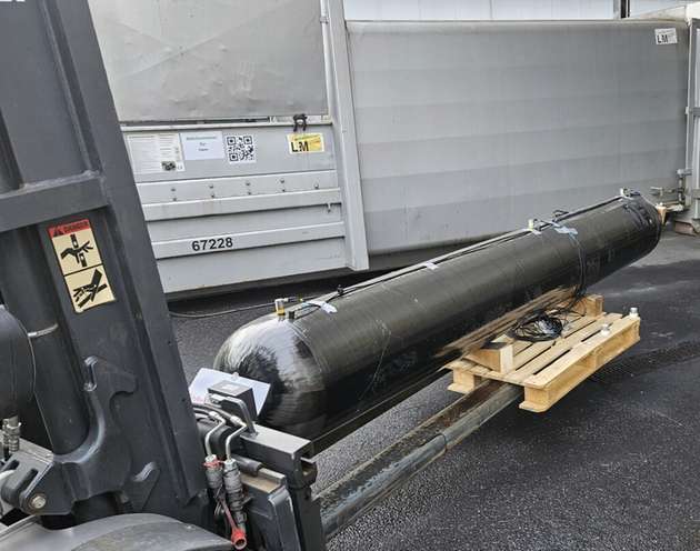 Auch Druckgasbehälter für den Transport und die Lagerung von beispielsweise Wasserstoff werden Prüfungen mit dem Acoustic Emission Testing unterzogen. 