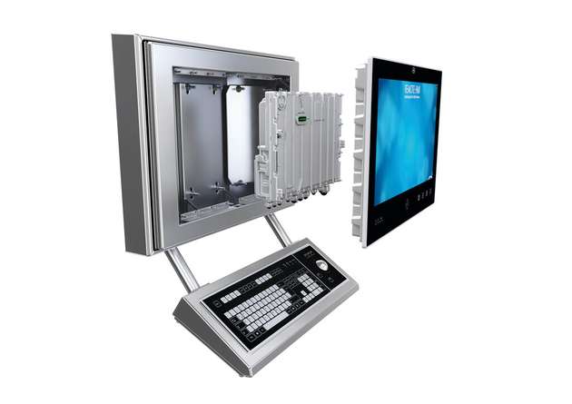 Mit der Bediengeräteplattform Orca geht R. Stahl neue Wege: Einzelne  Komponenten wie Elektronikbox und Displaybox können getauscht werden.