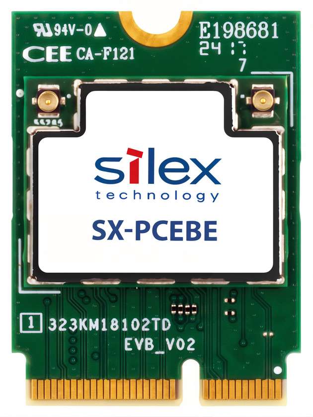 Das Steckmodul von Silex unterstützt neben WiFi 7 auch Bluetooth 5.3.