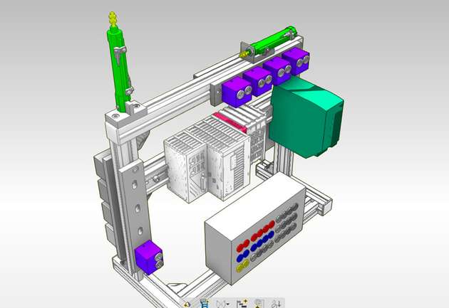 Mit iPhysics können komplexe Bewegungsabläufe präzise simuliert werden, um fehlerfreie Designs in der Mechatronik zu ermöglichen.