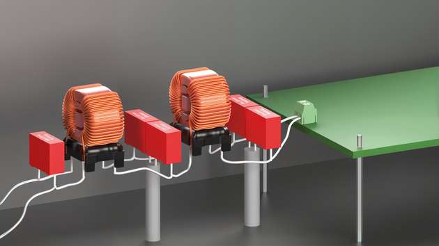 Abbildung 6: Schematischer Aufbau eines Netzfilters