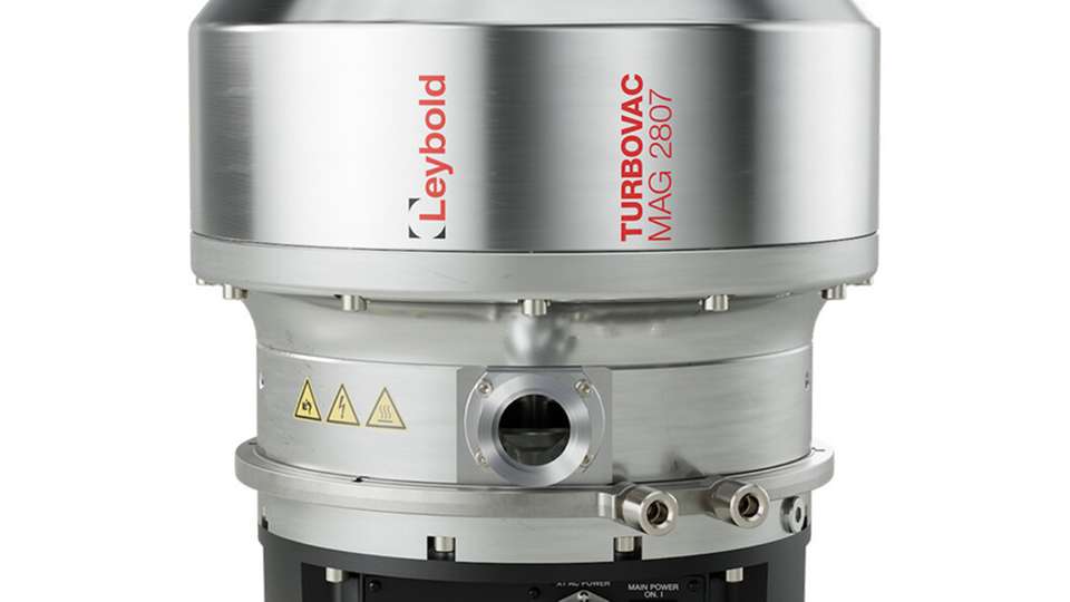 Mit den Turbovac Mag iS Maglev Turbomolekularpumpen, bringt Leybold zwei neue, kompakte Turbomolekularpumpen in der Saugvermögensklasse von 3.000 l/s auf den Markt.