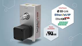 Der Stellantrieb GEL 6009 von Lenord+Bauer kann via IO-Link oder über EtherCAT, Ethernet/IP oder Profinet in die Systemsteuerung eingebunden werden