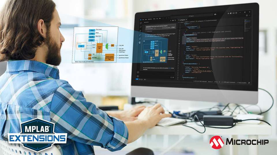 Im Gegensatz zu den meisten anderen Code-Assistenten am Markt kann die Sidebar-Chat-Funktion des MPLAB AI Coding Assistant Blockdiagramme direkt in der VS-Code-Oberfläche bereitstellen und nicht nur Textantworten.