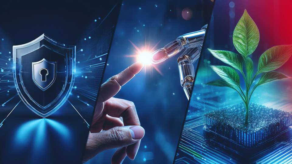 Erhöhte Sicherheitsmaßnahmen, Künstliche Intelligenz und mehr Nachhaltigkeit. Das sind die Automatisierungstrends aus Sicht von Bosch Rexroth für das Jahr 2025. 