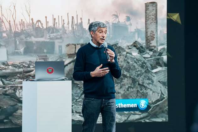 Einen sehr menschlichen Einblick in die Zukunft und Notwendigkeit der Energiewende gewährte auch Wissenschaftsjournalist und Speaker Ranga Yogeshwar in seiner Keynote mit dem Titel „Emils Welt – Wie verändert Innovation unsere Zukunft?“.