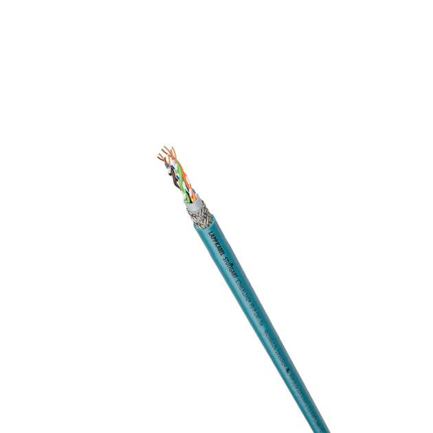 Mit der Etherline FD bioP Cat.5e bietet Lapp eine Datenleitung mit nachhaltigerem PUR-Mantel als Serienprodukt an.