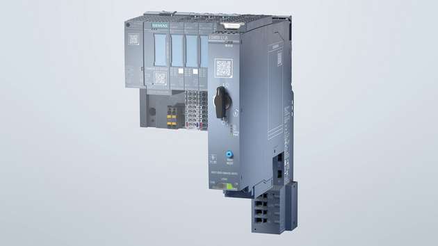 Der neu entwickelte e-Starter ist integraler Bestandteil des dezentralen, kompakten I/O-Peripheriesystems Simatic ET 200SP.