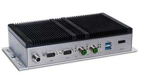 Syslogic kombiniert den x7213RE-Prozessor mit einem eigenen Carrier Board und mit einem clever konzipierten Gehäuse.
