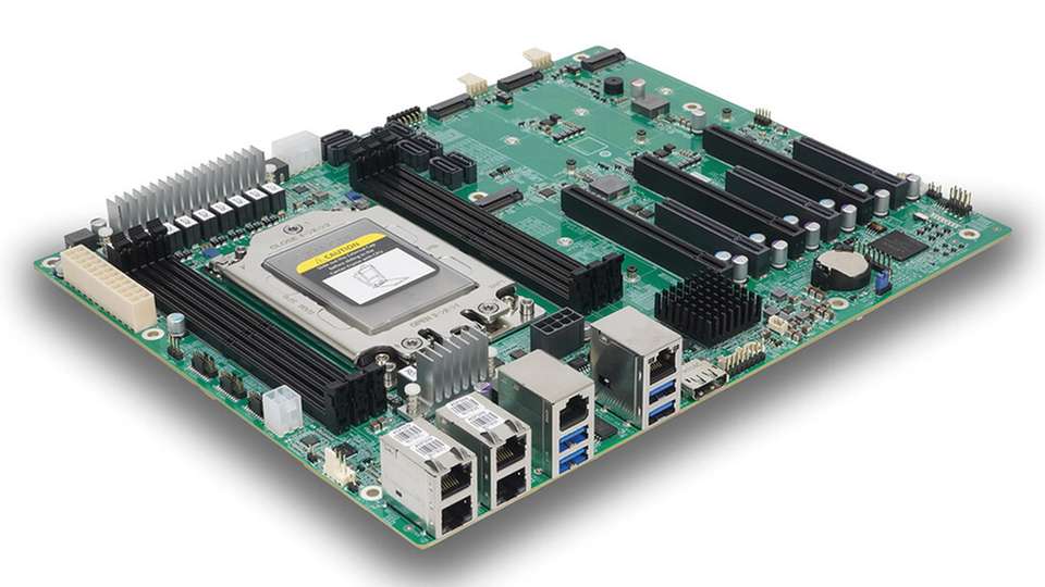 Dank vielfältiger Erweiterungsmöglichkeiten und einer robusten Bauweise eignet sich das Mainboard ideal für Industrie-Server, Workstations und High-Performance-Applikationen.