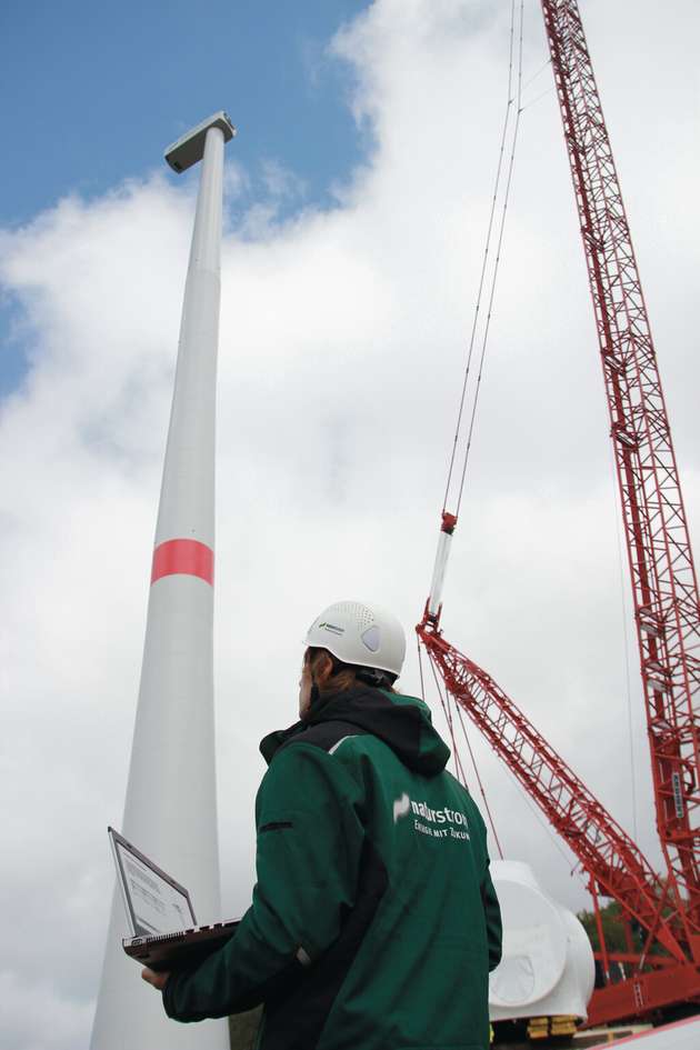 Naturstrom und regionale Partner realisieren Windpark Bühnerbach.