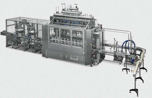Bei der hochmodernen, automatisierten B12-Abfüllanlage von Polaris Automazioni, die bis zu 2.500 Flaschen pro Stunde befüllt, sind Steuerungs- und Automatisierungskomponenten von Sigmatek im Einsatz.