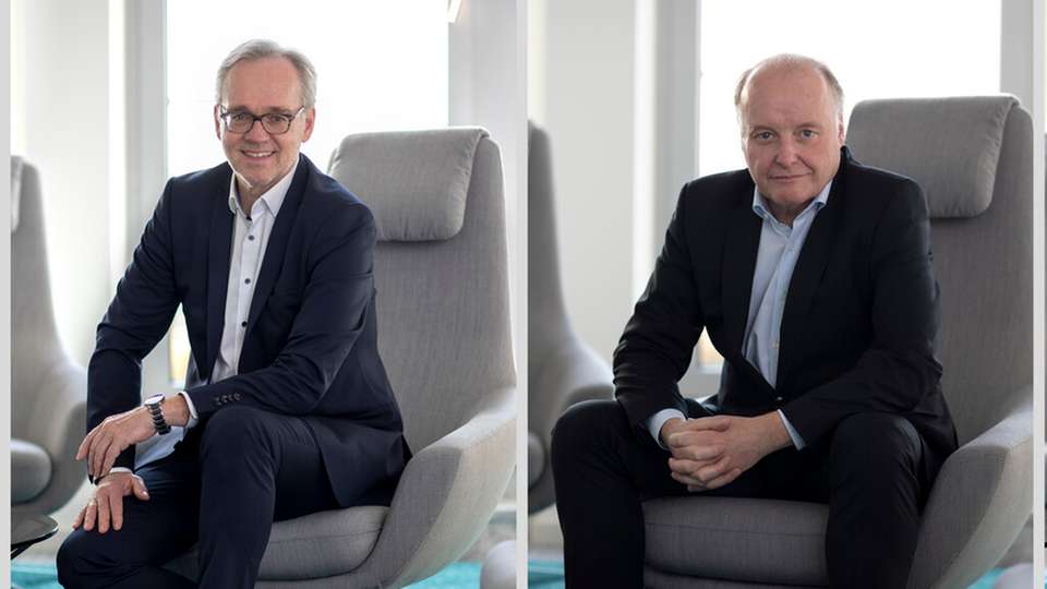 (l.) Werner Guthier, CFO und (r.) Dr.-Ing. Gunther Kegel, CEO, Pepperl+Fuchs