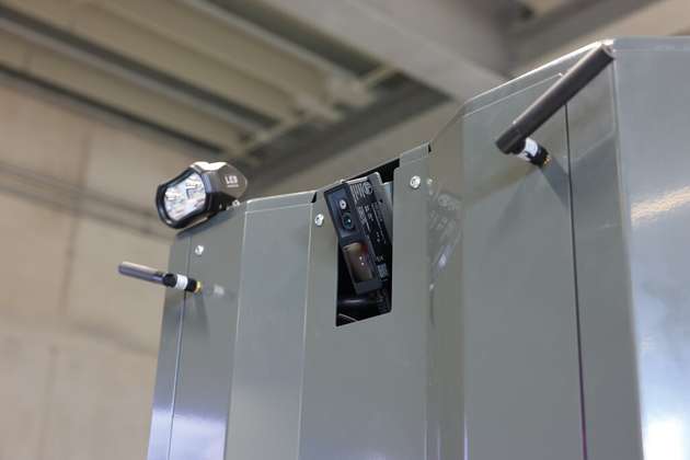 Die O3R-Kamera ist eine kombinierte 2D/3D-Kamera zur Umfelderkennung.