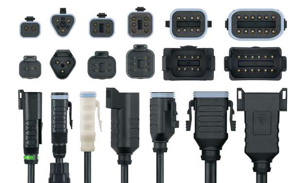 Bereits 2023 hat Escha mit der ET-Serie eine Familie von umspritzen Steckverbindern im Programm aufgenommen, die mit den in der Nutzfahrzeugbranche verbreiteten TE-Deutsch-Steckern kompatibel ist.