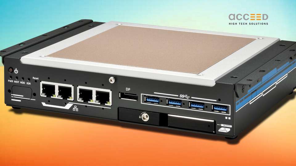 Embedded-PC mit Flat-Top-Kühlung Nuvo-9531-FT von Acceed