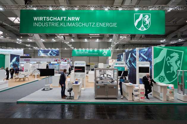 NRW-Stand auf der Hannover Messe 2024.